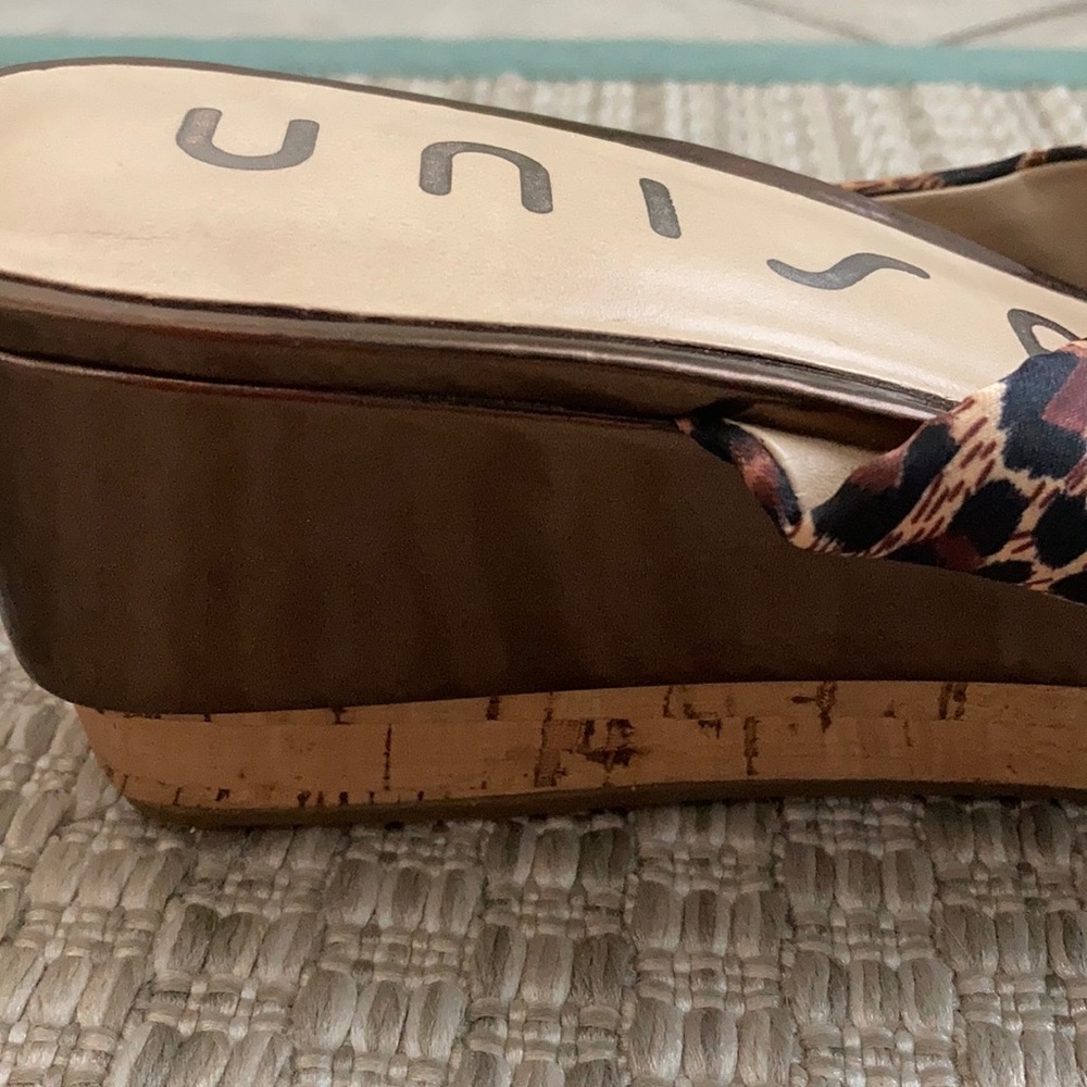 Unisa Sandals Cat Print Cheetah Leopard Size 9 - Picture 2 of 9